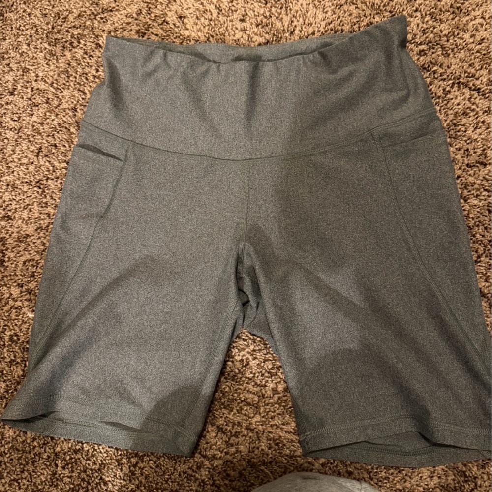 Old Navy Dark Gray Active Biker Short